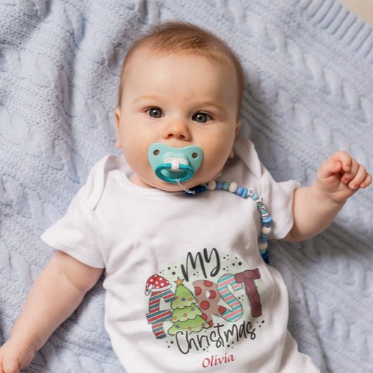 Body Première étoile de Noël du bébé sur mesure