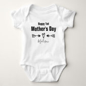 Body Première fête des mères personnalisée (Devant)