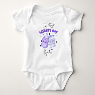 Body Première fête des pères ensemble tenue assortie/Vi