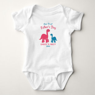 Body Première Fête des pères personnalisée Cute Din