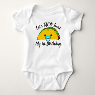 Body Première fête des tacos pour un bébé drôle et mign