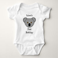 Première mignonne de bébé Koala Baby Tee