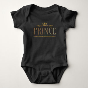 Body Prince Lettering - Gold Luxury Royal Crown Son