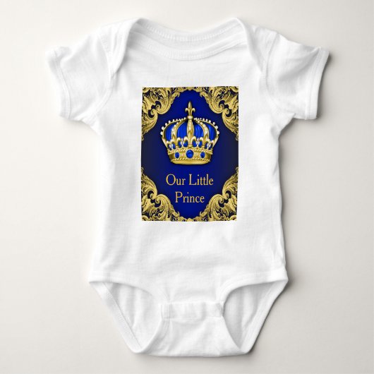 Body Prince Royal Bébé Couronne Prince (Devant)