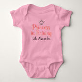Body Princess in Training  Personalized Bodysuit (Devant)