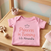 Body Princess in Training  Personalized Bodysuit