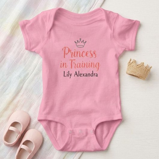 Body Princess in Training  Personalized Bodysuit