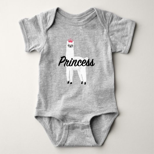 Body Princess Lama Design - Bodysuit Baby Jersey (Devant)