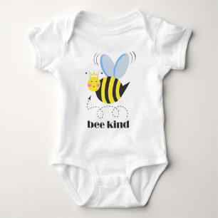 Body Princesse abeille heureuse avec couronne et slogan