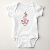 Princesse Chiot Fille Mignonne Chien Rose Nœud Cou