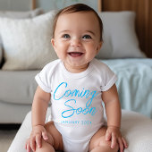 Body Prochainement nouveau bébé garçon Faire-part bleu