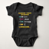 Body Programmeur Geek Java C Python Informatique Nerd (Devant)