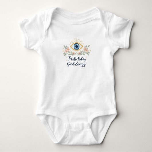 Body Protected Baby Bodysuit | Evil Eye Design | Unique (Devant)