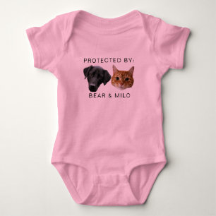 Body Protégé Par Chien Personnalisé Chien Chat Nom Phot