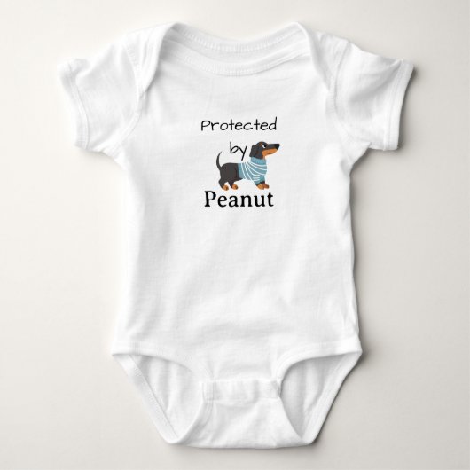 Body Protégé par Peanut (Nom) Dachshund (Devant)