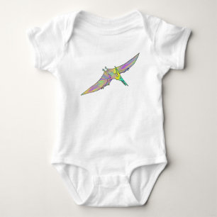 Body Pterodactyle coloré mignon bébé Dinosaure Art