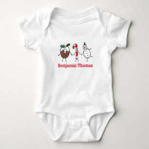 Body Pudding de Noël, Snowman et T-shirt Sucre de canne