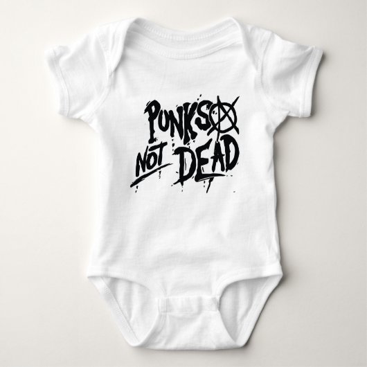 Body Punks not Dead - Baby Jersey Bodysuit 0-24 m (Devant)