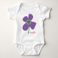 Purple Daisy Pop Whimsical & mignonne Fleur été