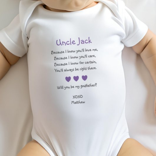 Body Purple Hearts Serez-Vous Ma Proposition De Parrain