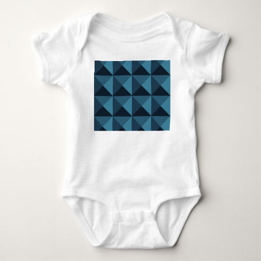 Body Pyramides bleu foncé (Devant)
