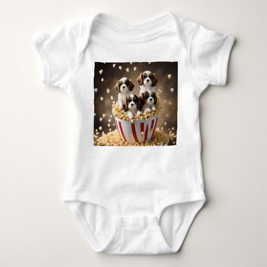 Body Quads Cavalier Espagnol Chipies Dans Le Popcorn, (Devant)