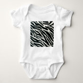 Body RAB Rockabilly Zebra Imprimer noir et blanc (Devant)