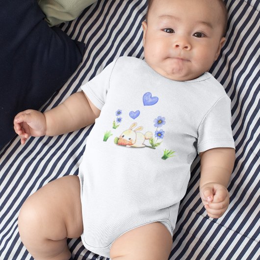 Body Rabbit Avec Dessin De Carotte
