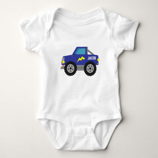 Body Racing Blue Monster Truck, pour Baby Boys (Devant)