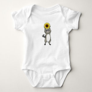 Body Racoon avec tournesol
