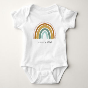 Body Rainbow Baby Bohemian Faire-part