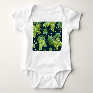 Body Raisin vert : Aquarelle Motif foncé