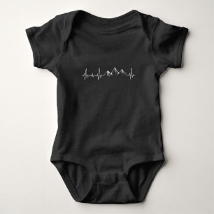 Body Randonnée Heartbeat EKG Mountains Escalade Love