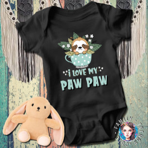 Body Raton laveur J'aime mon papy