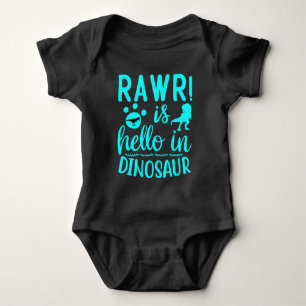 Body Rawr à Dinosaur est Bonjour
