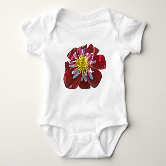 Body Red Dahlia Coordonner les éléments Baby (Devant)