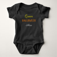 Reine Halloween Personnalisé noir