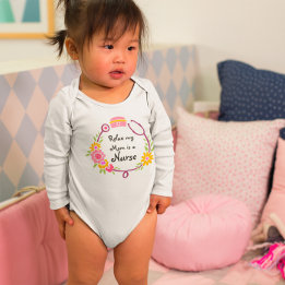 Body Relax Ma Mère Est Une Infirmière Florale Stethosco