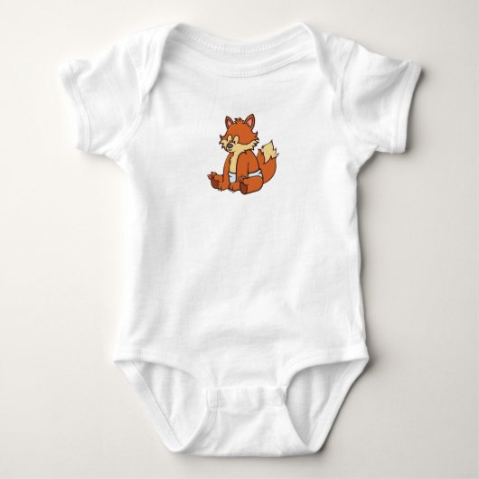 Body Renard bébé personnalisable (Devant)