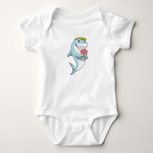 Body Requin au Poker avec cartes de Poker