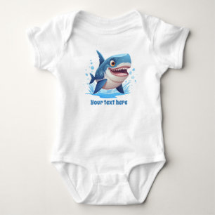 Body Requin de plage cool ajouter un texte garçon Bébé