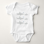 Body Requins mignons | Bodysuit bébé (Devant)