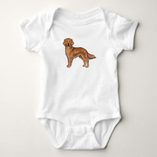 Body Retriever doré rouge acajou Chien de dessin animé