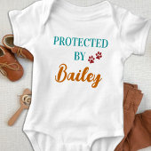 Body Rétro Protégé Par Chien Personnalisé Coloré