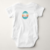 Body Retro Sunset Effet Perdu + Voilier (Dos)