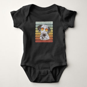 Body Rétro Vintage Coucher de soleil Dalmatien Maman Pa
