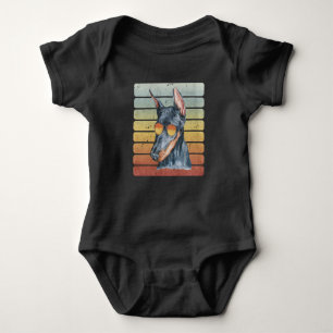Body Retro Vintage Sunset Doberman Maman Papa