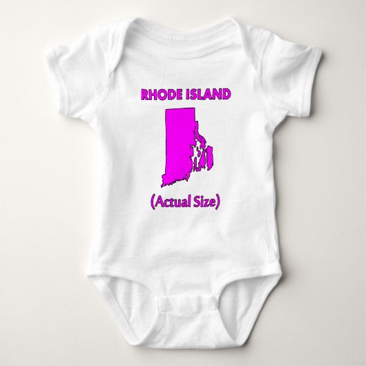 Body Rhode Island - Taille réelle (Devant)