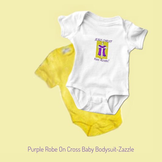 Body Robe pourpre Sur Croix