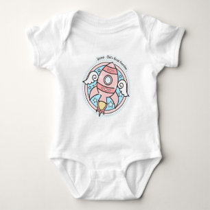 Body Rocketship fille rose